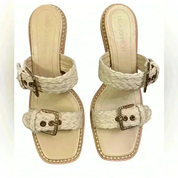 Ulla Johnson Ellery Raffia Sandal in Color Natural Size 41 - Picture 5 of 12